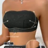 SHEIN Lace Patchwork Front Closure Wireless Bra