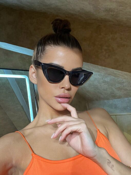SHEIN Retro Fashion Small Frame Cat Eye Fashion Glasses High-End - Image 3