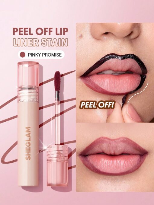 SHEGLAM Fall In Line Peel Off Lip Liner Stain-Pinky