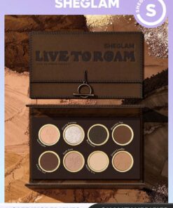 SHEGLAM Live To Roam Palette 8-Color Shimmer Matte Eyeshadow Palette Nude