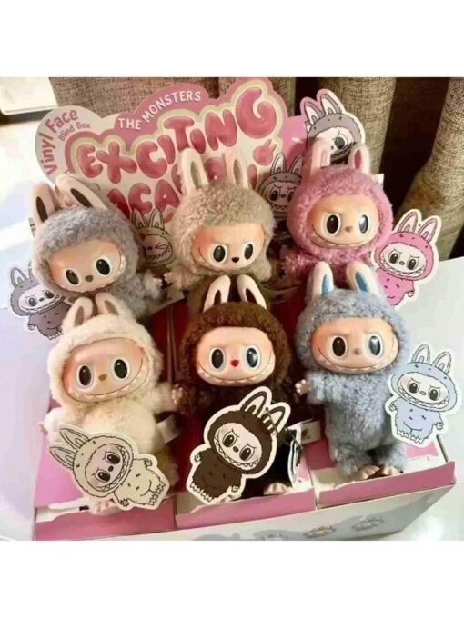 SHEIN bandai 1pc Of LaBuBu First Generation Vinyl Faced Dolls