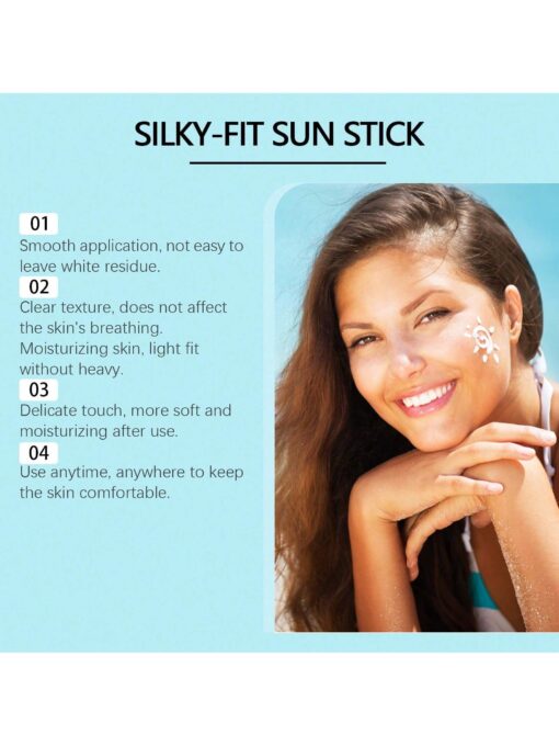 SHEIN Centella Sun Stick With SPF 50+ 0.25OZ, Long Lasting Fit - Image 3