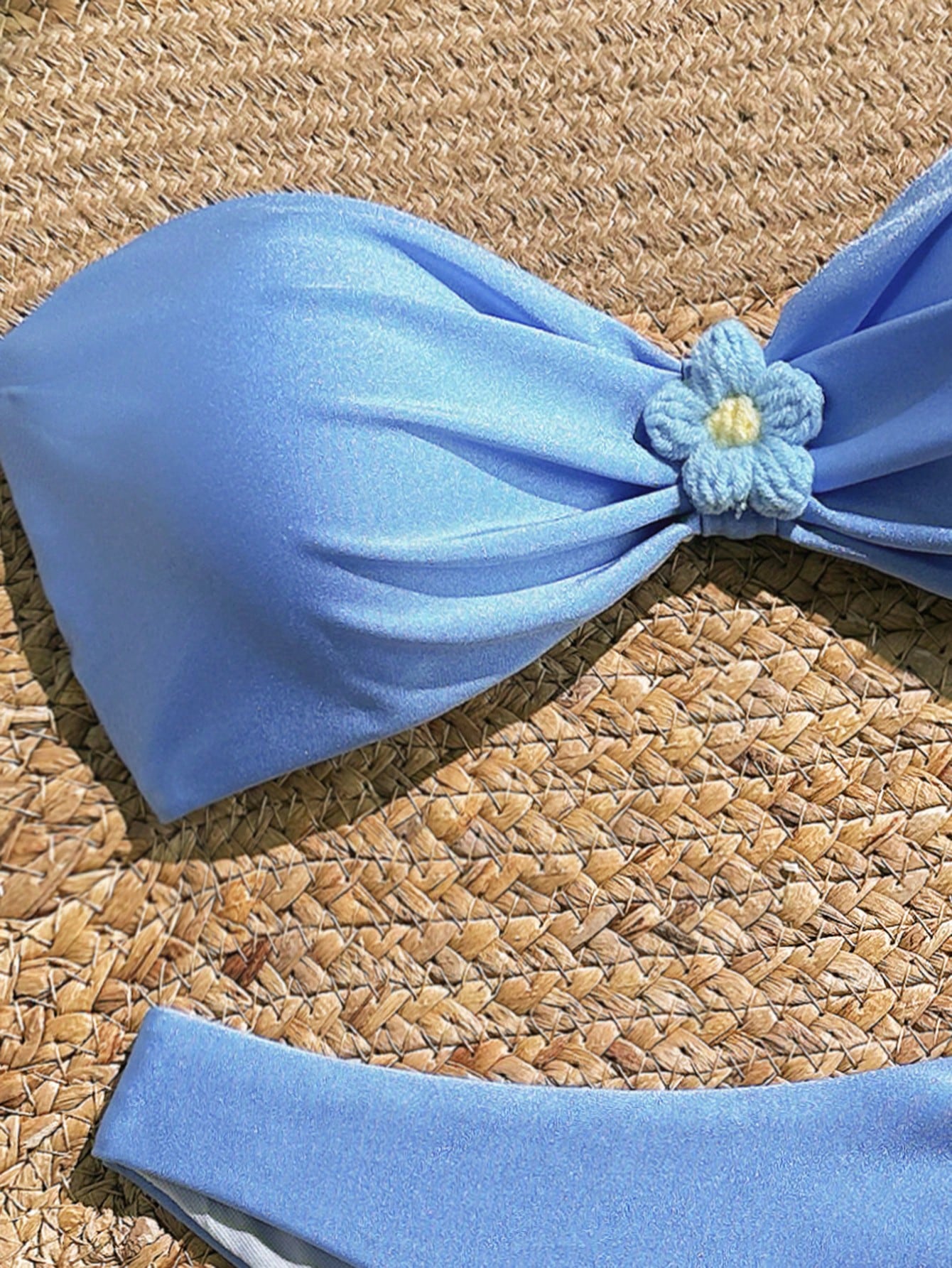 SHEIN Sweetra Women Floral Print Bandeau Bikini Set - Image 3