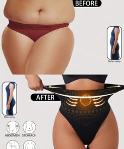 SHEIN Women Seamless Shapewear Sexy High Waist Shaping Panties