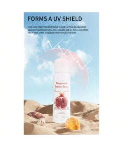 SHEIN Pomegranate Sunscreen Spray, Minimal & Practical Multifunctional Setting Spray