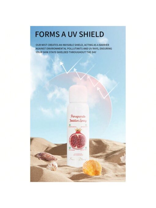 SHEIN Pomegranate Sunscreen Spray, Minimal & Practical Multifunctional Setting Spray