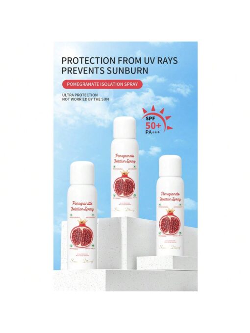 SHEIN Pomegranate Sunscreen Spray, Minimal & Practical Multifunctional Setting Spray - Image 5
