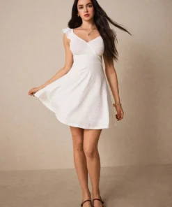 SHEIN Poéselle Women's Summer Holiday Solid Color Sleeveless Dress