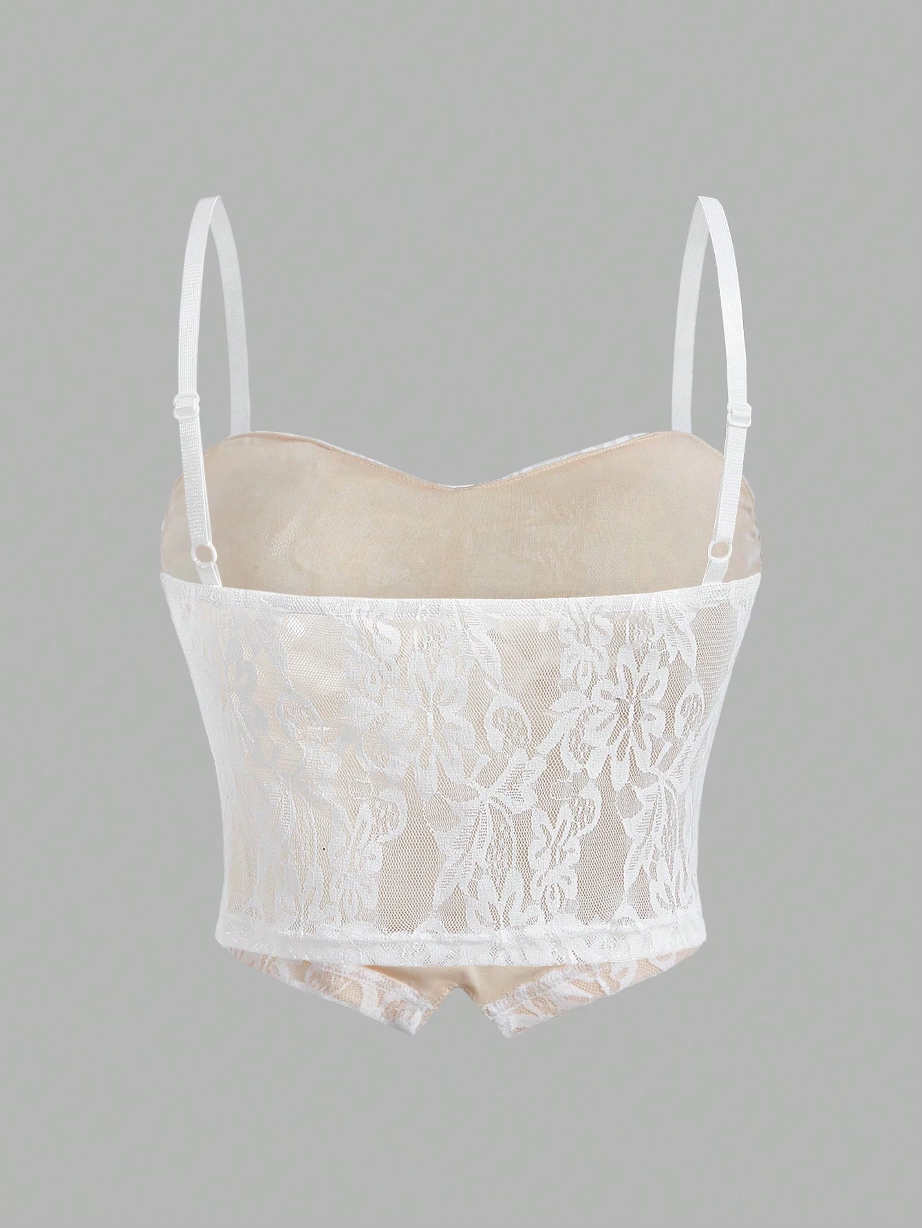 SHEIN Privé Valentine's Day New Ruched Bust, Cinched Waist - Image 2