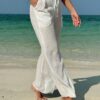 SHEIN Swim Vcay Women's Solid Color Side Pocket Design With Belt