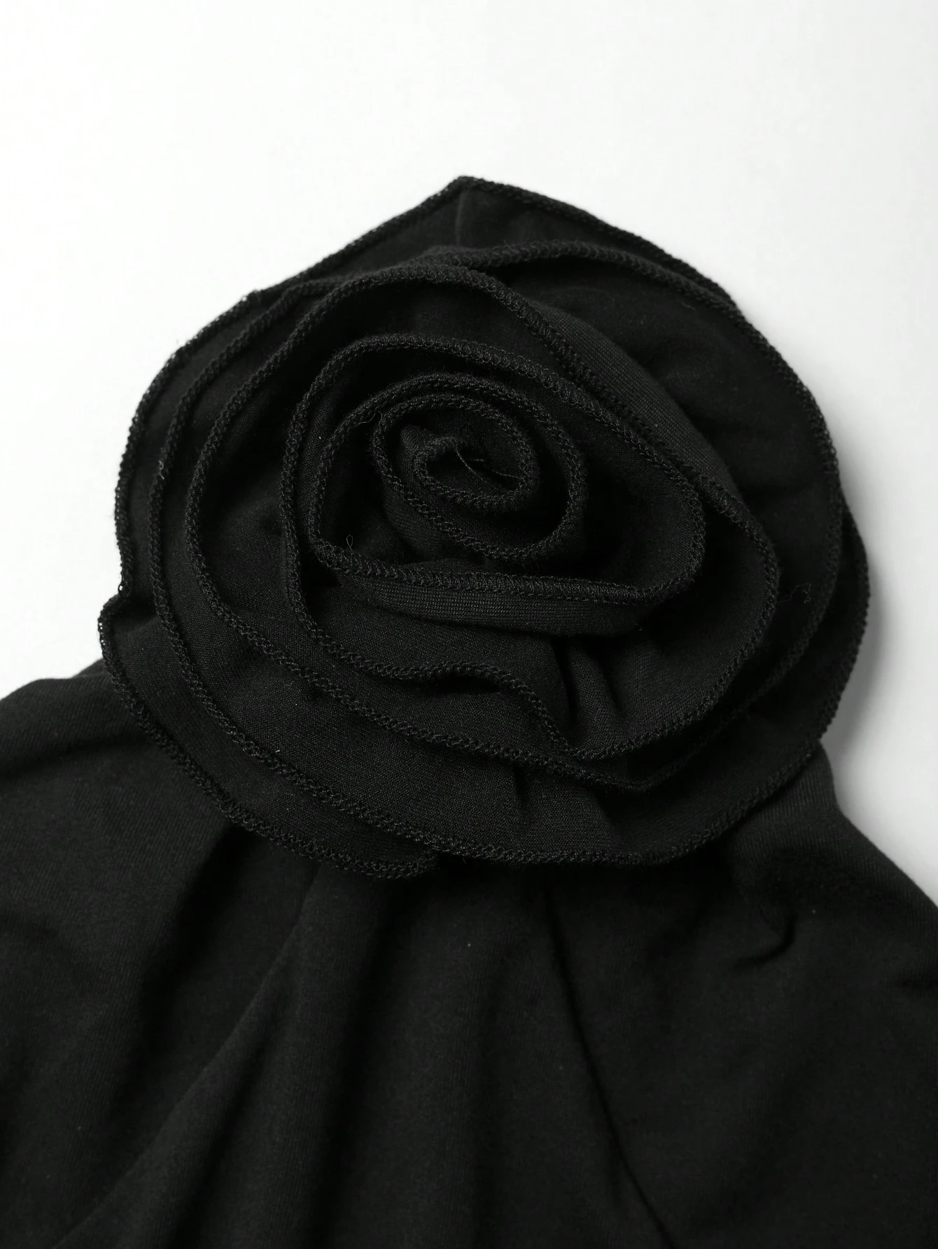 SHEIN Women's Sexy Fashion Halter Backless Split Ruffle Hem Bodycon Dress - Image 3