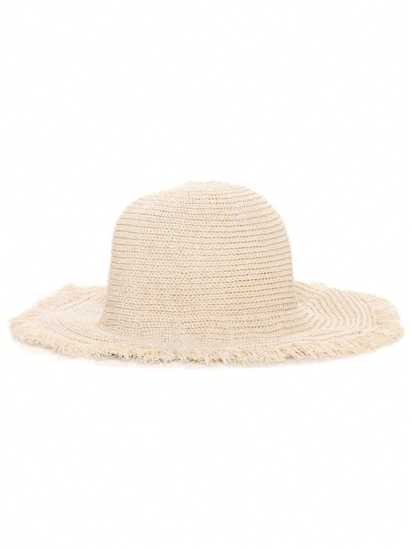 SHEIN 1pc Women's Straw Hat, Large Brim Sun Protection Hat - Image 3
