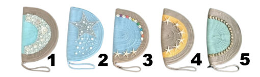 Half moon clutch