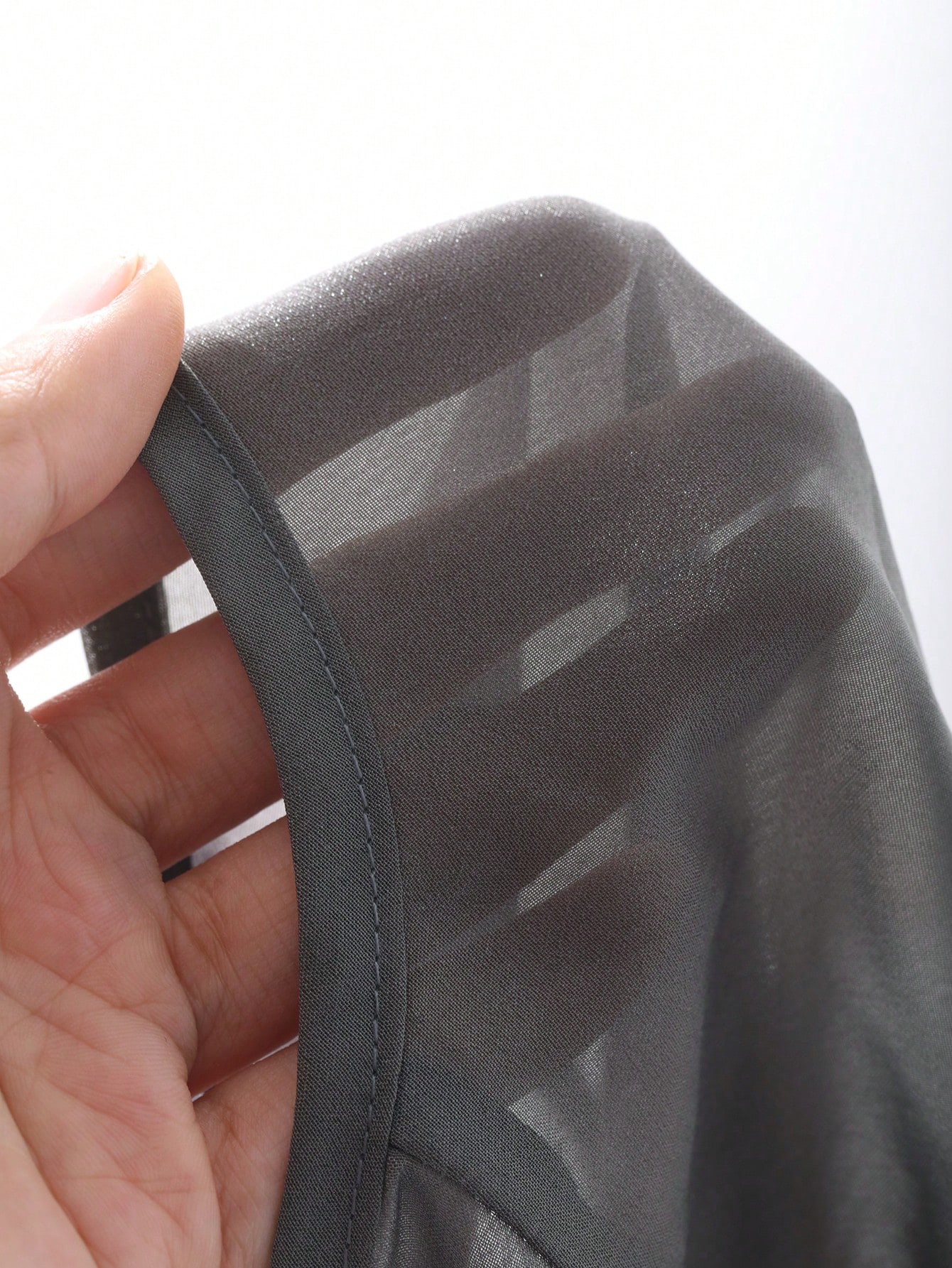 SHEIN DAZY Women's Vacation Style Batwing Long Sleeve Cover-Up, For Summer Beach Sheer - Image 3