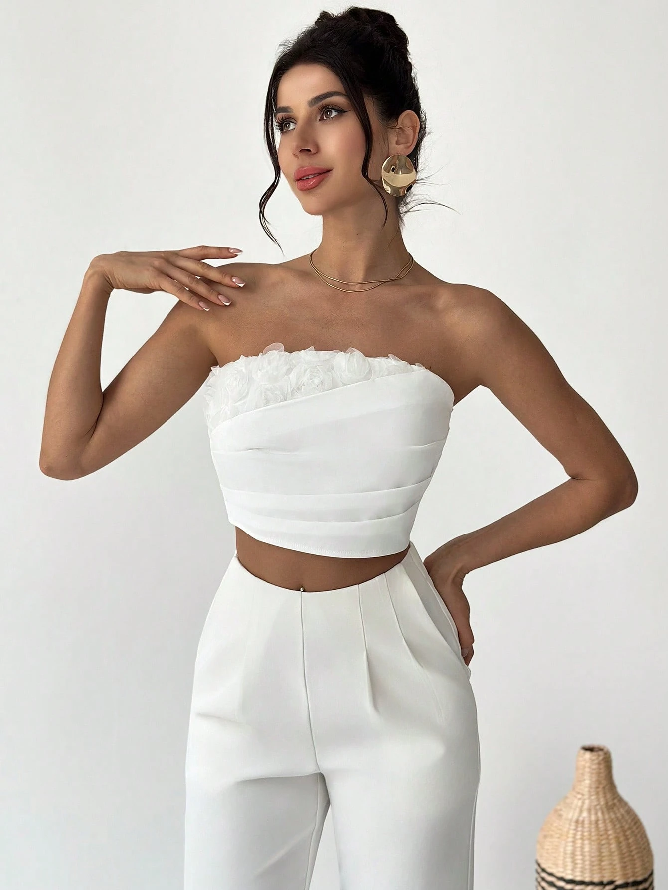 SHEIN Firerie Women's Elegant Minimalist Delicate Romantic Alluring - Image 3