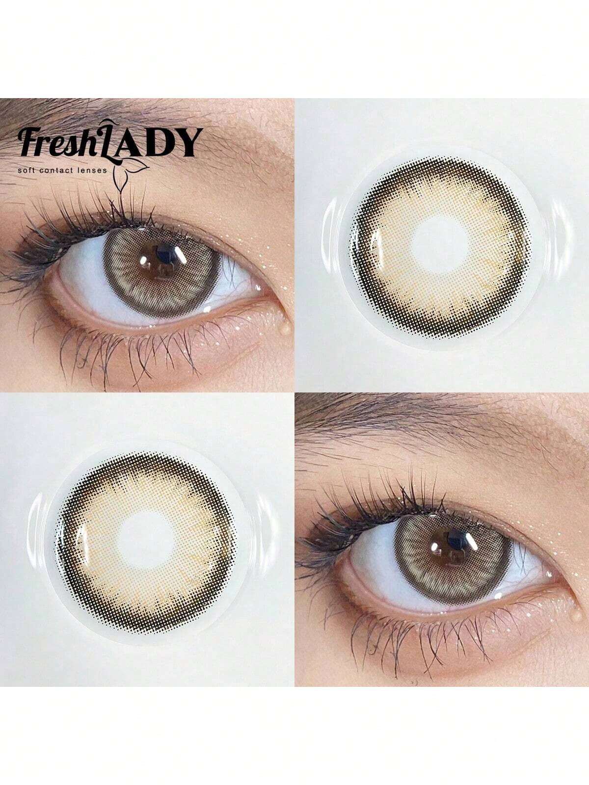 SHEIN FRESH LADY Freshlady Everyday Color Contacts Pupilentes Dawn Brown - Image 2