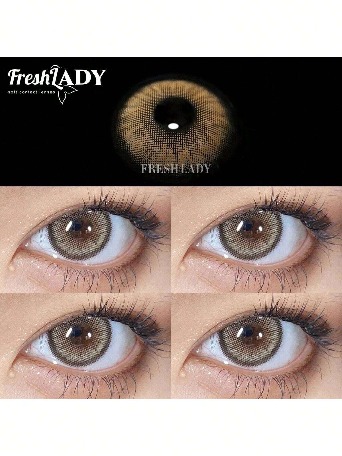 SHEIN FRESH LADY Freshlady Everyday Color Contacts Pupilentes Dawn Brown - Image 3