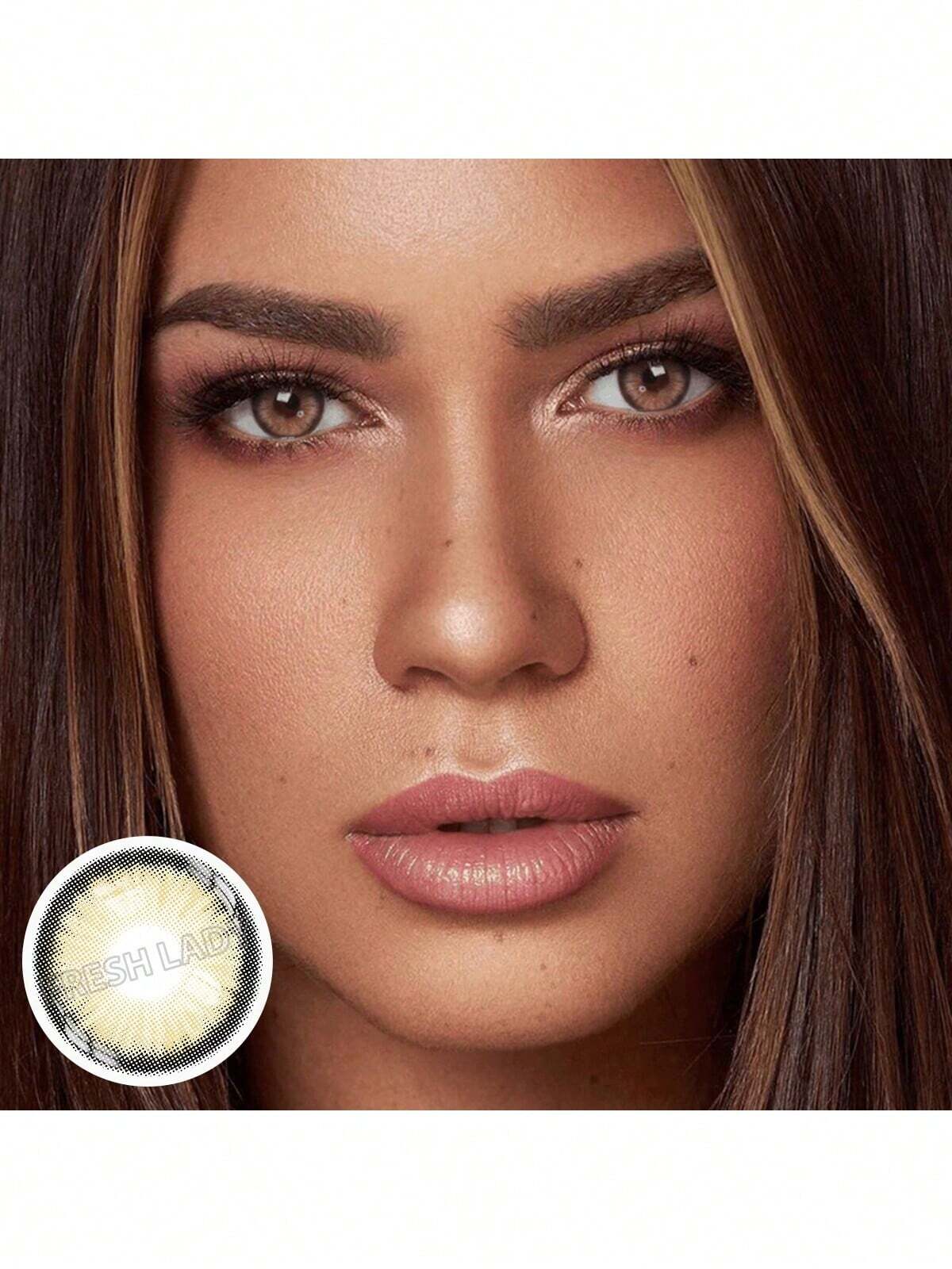 SHEIN FRESH LADY Freshlady Everyday Color Contacts Pupilentes Dawn Brown - Image 4