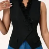 SHEIN Lyxana Women's Elegant Lace Trim Casual Camisole Top