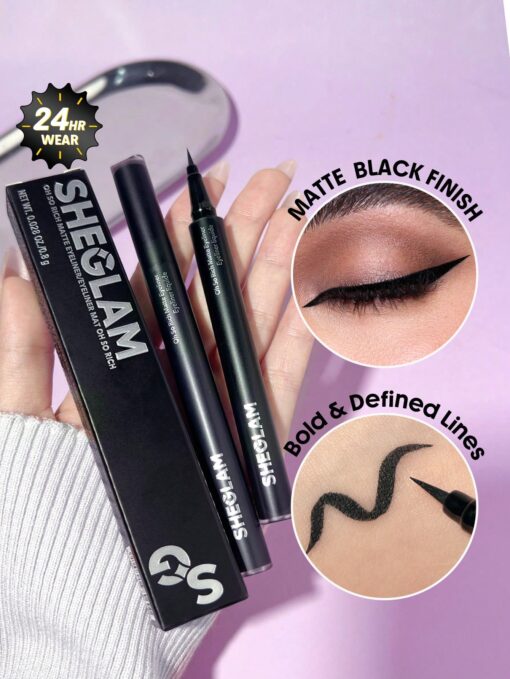SHEGLAM Oh So Rich Matte Eyeliner Graduation Birthday Holiday Summer