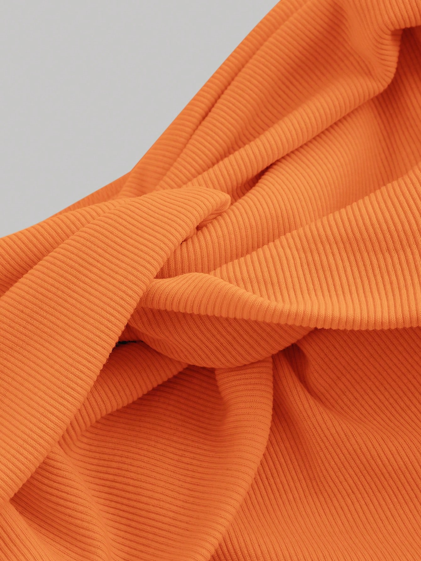 SHEIN MOD Women's Solid Color Off Shoulder Twist Knot Casual Blouse - Image 4