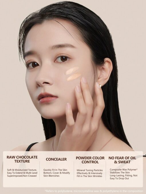 SHEIN Zeesea SOFT LIGHT TRI-COLOR CONCEALER BRIGHTENING FULL COVERAGE STRONG - Image 5