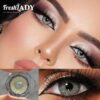SHEIN FRESH LADY Freshlady Lens For School Pupilentes Magic Gray Colored Contact Lenses