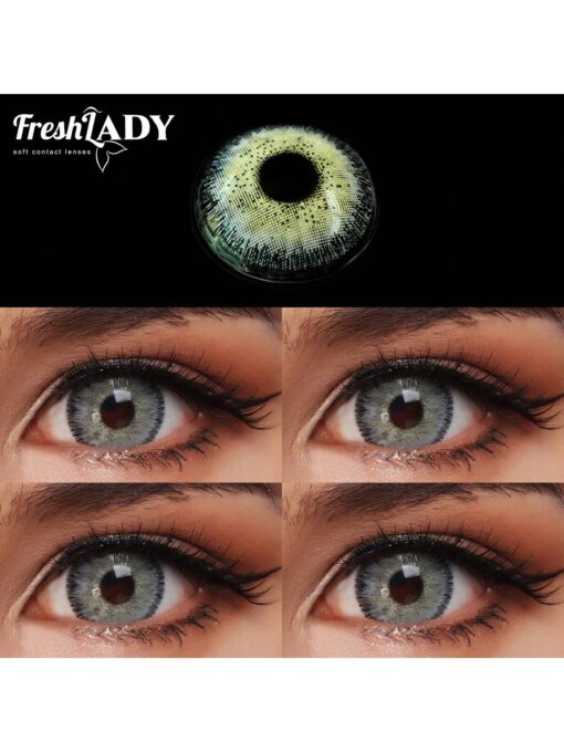 SHEIN FRESH LADY Freshlady Lens For School Pupilentes Magic Gray Colored Contact Lenses - Image 2