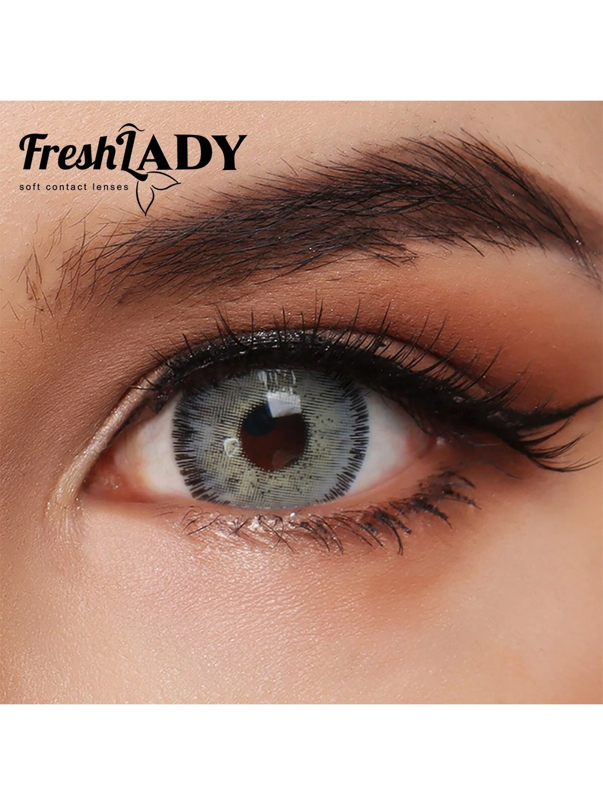 SHEIN FRESH LADY Freshlady Lens For School Pupilentes Magic Gray Colored Contact Lenses - Image 5