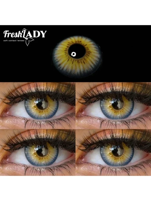 SHEIN FRESH LADY Freshlady Student Eye Makeup Look Pupilentes California Green