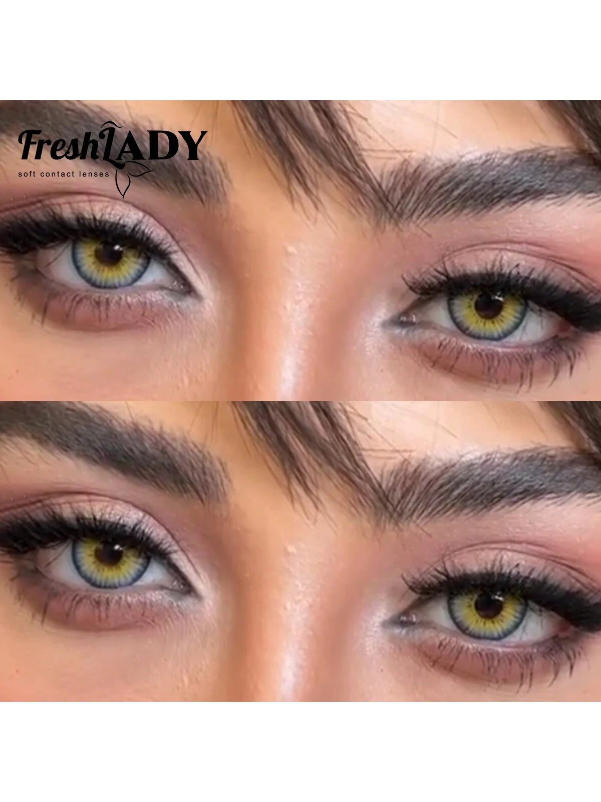 SHEIN FRESH LADY Freshlady Student Eye Makeup Look Pupilentes California Green - Image 2
