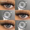 SHEIN FUNSACHY Gray Contact Lenses 14.2mm Natural Soft Lenses Annual Disposable