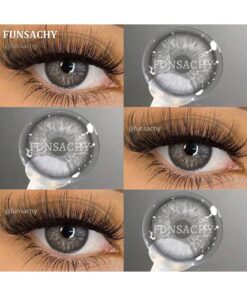 SHEIN FUNSACHY Gray Contact Lenses 14.2mm Natural Soft Lenses Annual Disposable