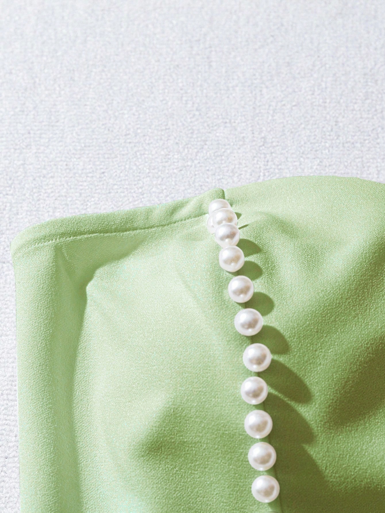 SHEIN Franclia Women's Elegant Elegant Simple Pearl Decor Bandeau - Image 3