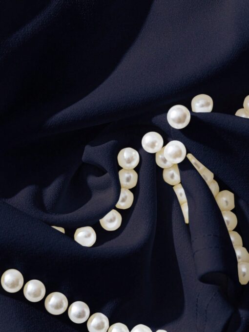 SHEIN Franclia Women's Elegant Elegant Simple Pearl Decor Bandeau - Image 3