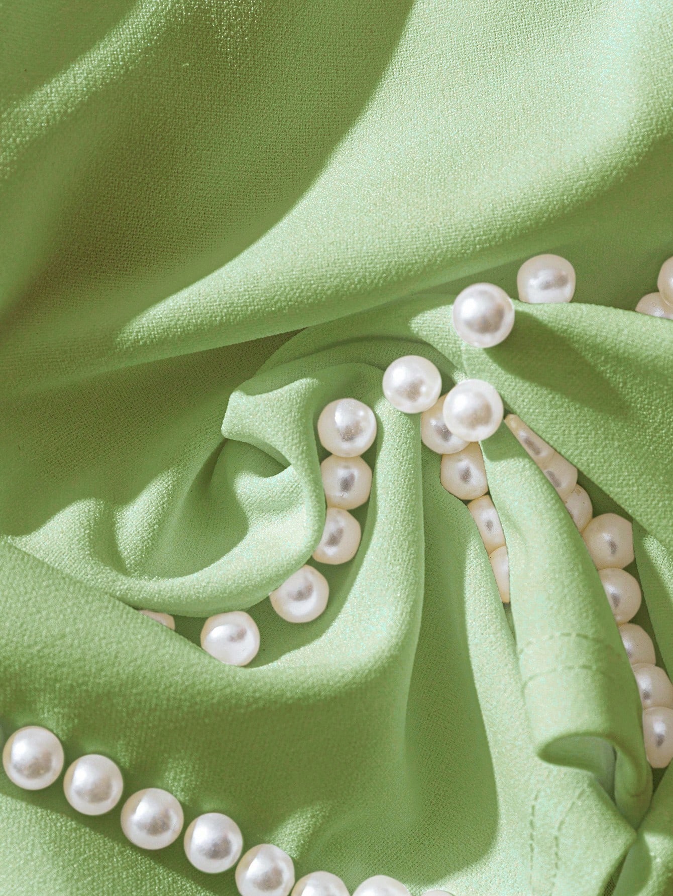 SHEIN Franclia Women's Elegant Elegant Simple Pearl Decor Bandeau - Image 4