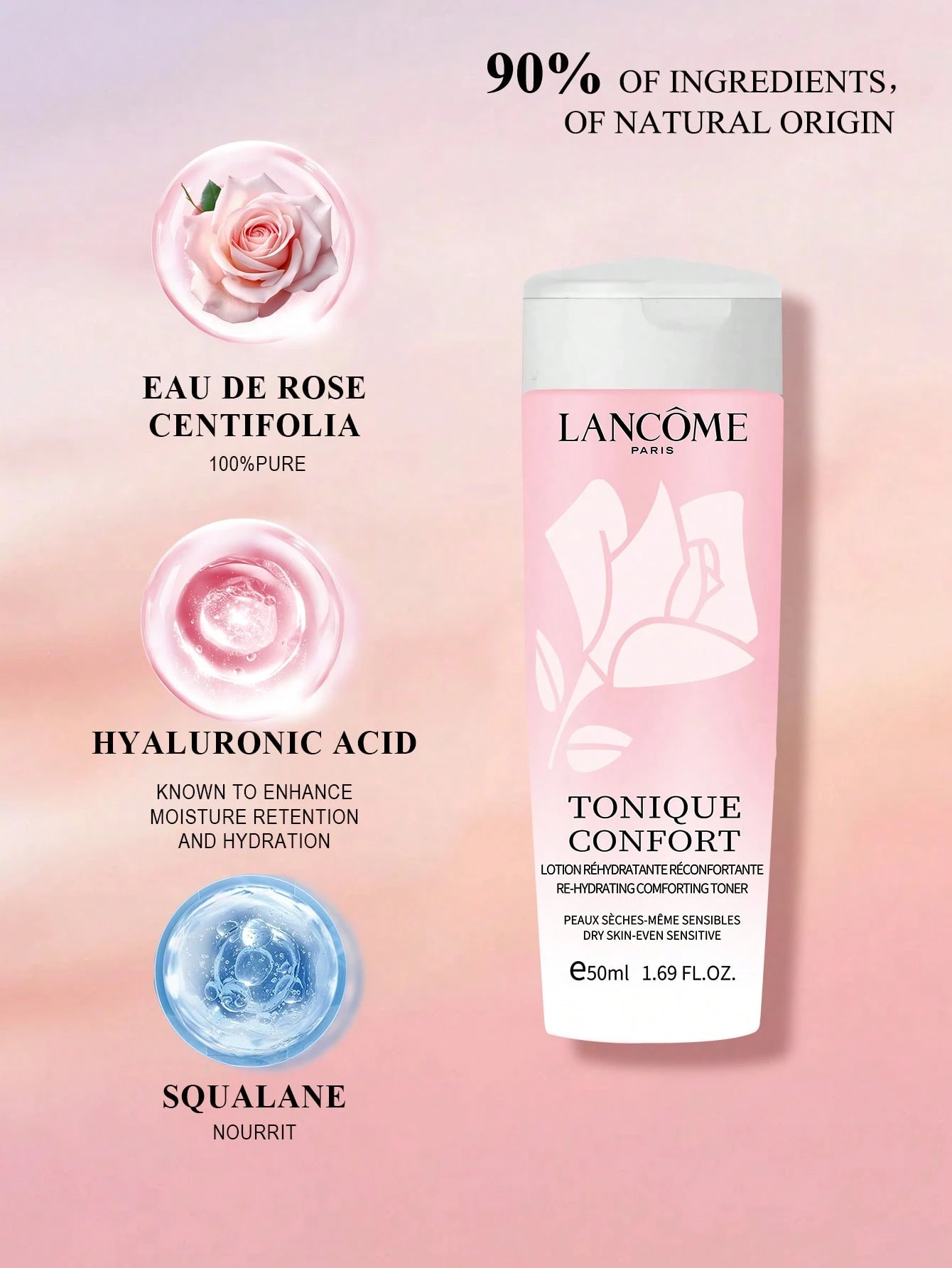 Lancôme Tonique Confort Re-Hydrating Comforting Toner - Image 3