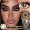 SHEIN UYAAI UYAAI 1Pair-Enlargement Natural Yearly Disposable Colored Contact Lenses