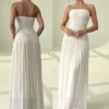 shein Firerie Women Apricot Textured Mesh Splice Bodycon Maxi Dress