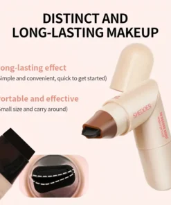 1pc Rotating Dual Tip Eyeliner Pen - Waterproof, Smudge-Proof, One-Shot Application, Long-Lasting Makeup