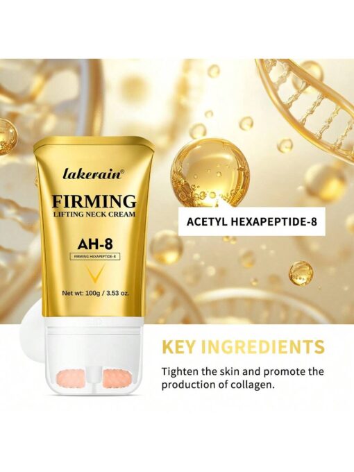 lakerain AH-8 Firming Neck Cream, Neck Lifting & Massage Care Moisturizing Neck Cream