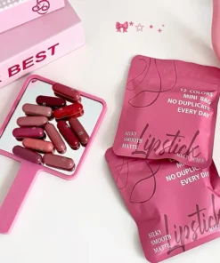 12-Color Capsule Lipstick Set