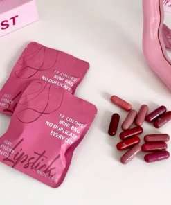 12-Color Capsule Lipstick Set