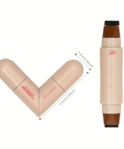 Alternative view of Temu 1pc Rotatable Eyeliner Stamp Pen - Dual-Ended Liquid Eyeliner #02