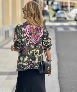 Alternative view of Temu Women's allover Print Blazer Jacket