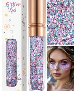 SHEIN Serum 1pc Glitter Jelly Gel, Mermaid Shimmer Makeup, Glueless 3D Holographic