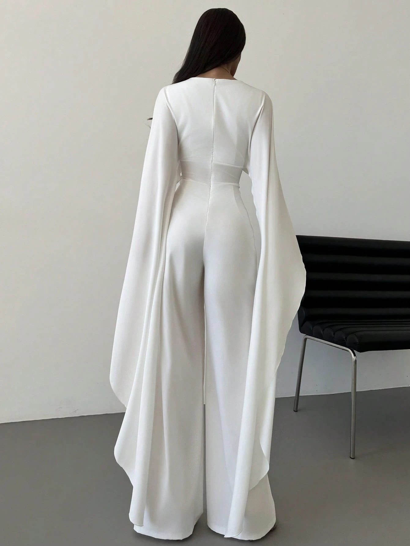 SHEIN Firerie Women's Elegant Minimalist Romantic Charm Vacation V-Neck - Image 3