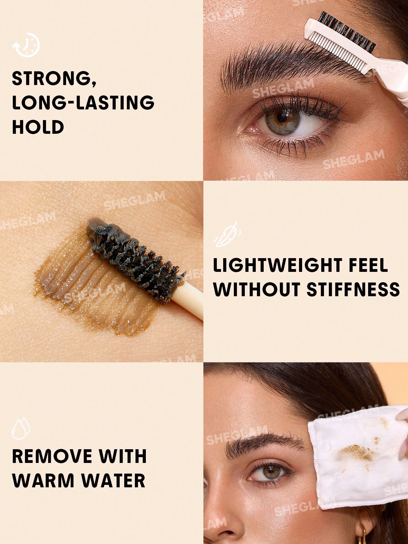 SHEGLAM Save Lt Laminating Brow Gel Brand Beauty ممنوع الفتح - Image 3